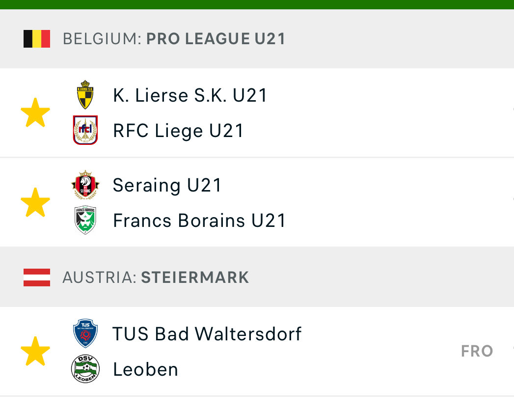 Friday

Over 1.5 FH -105
Over 1.5 FH +100
Over 1.5 FH -111
Over 1.5 FH -125

Over 1.5 FH -111
Over 1.5 FH -111
Over 1.5 FH +100