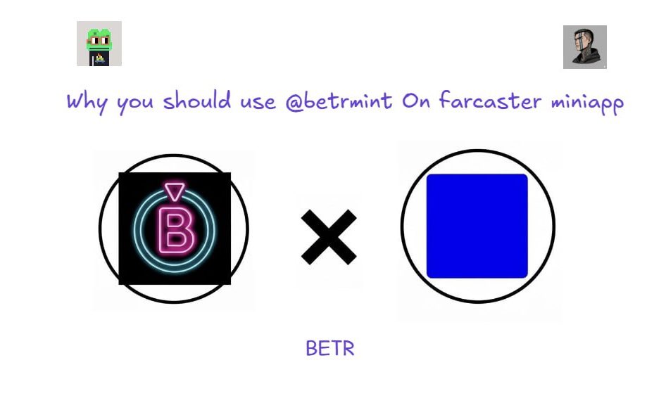 MLdupont's tweet image. Why you should check out @betrmint 
Betrmint was founded by @toady_hawk and it was made to change how people interact with onchain creators by turning engagement into a game where your support earns you real rewards.
It is built on @base and integrated seamlessly into…