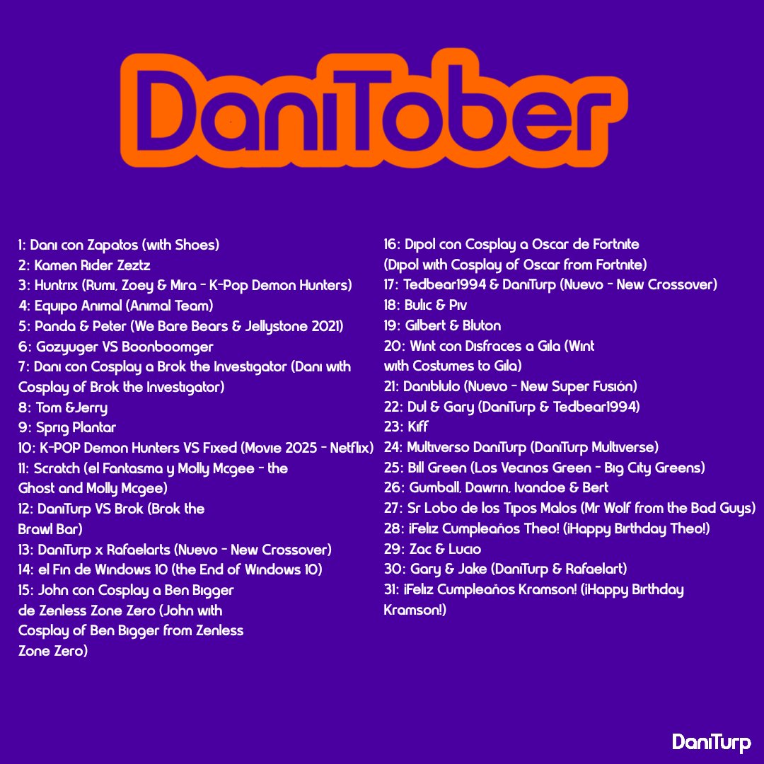 Español: DaniTober 2025, Último Día 31: ¡Feliz Cumpleaños Kramson! 🥳 (un Regalo para <a href="/krustykrampizza/">KRAM! ⚠️🏝️</a>)

Ingles: DaniTober 2025, Last Day 31: ¡Happy Birthday Kramson! 🥳 (a Gift for <a href="/krustykrampizza/">KRAM! ⚠️🏝️</a>)

#DaniTober2025 #DaniTober #DaniTurp #Kramson #Monstruo #Monster #Art