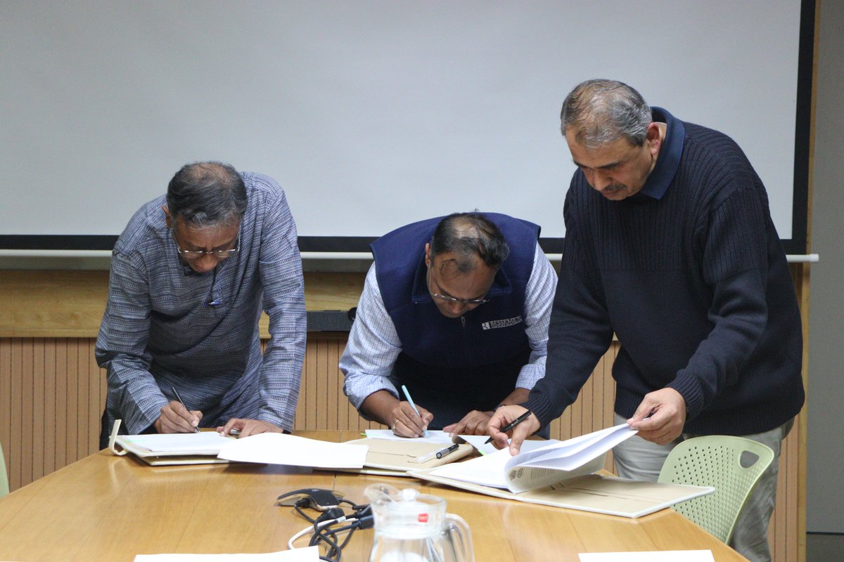 With the support of a generous contribution from Mr Vishal Gupta &amp; Ms Deepshikha Gupta, founders of Reed India Consulting LLP, <a href="/NCBS_Bangalore/">National Centre for Biological Sciences</a> &amp; <a href="/ictstifr/">ICTS</a> have signed an MoU to establish CALIBRE-Centre for Artificial Learning &amp; Intelligence for Biological Research &amp; Education.