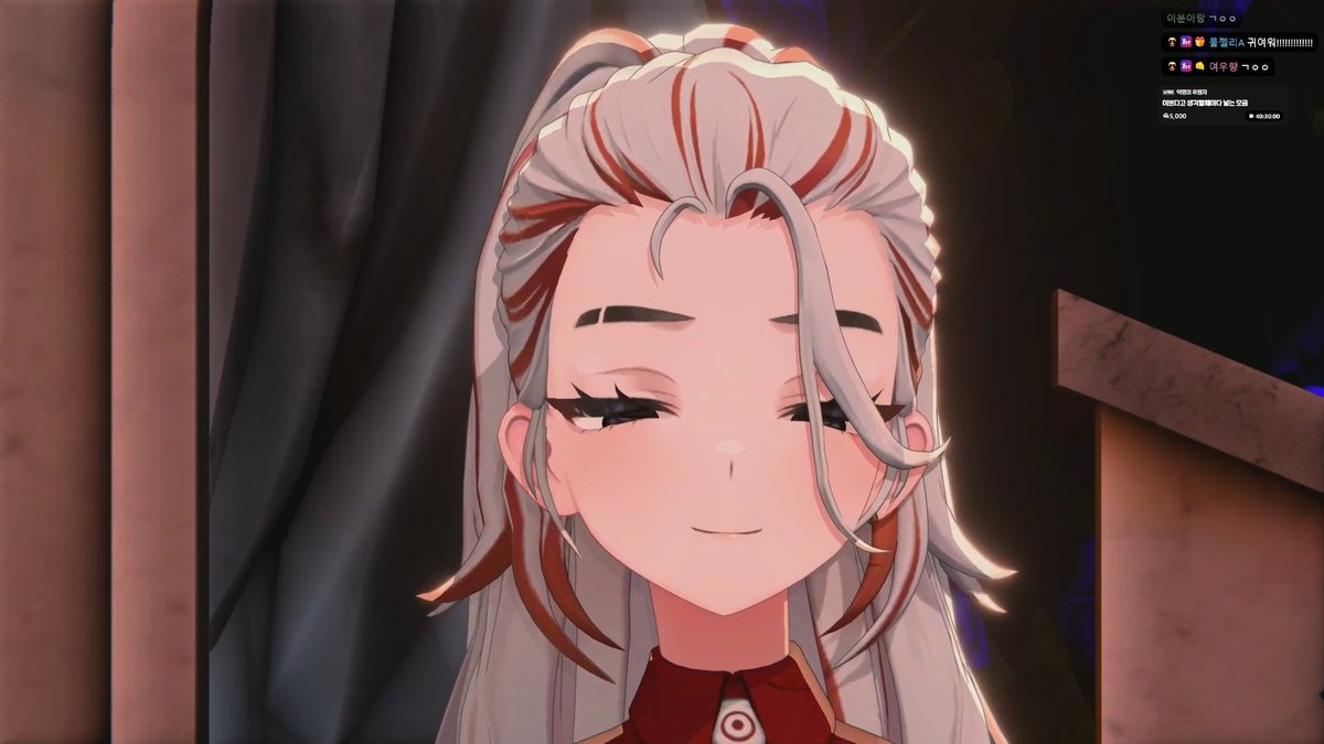 오 앵걸은 눈 위쪽 색이 더 어둡구나
거의 검정이네
눈 감기니까 검은부분만 보임