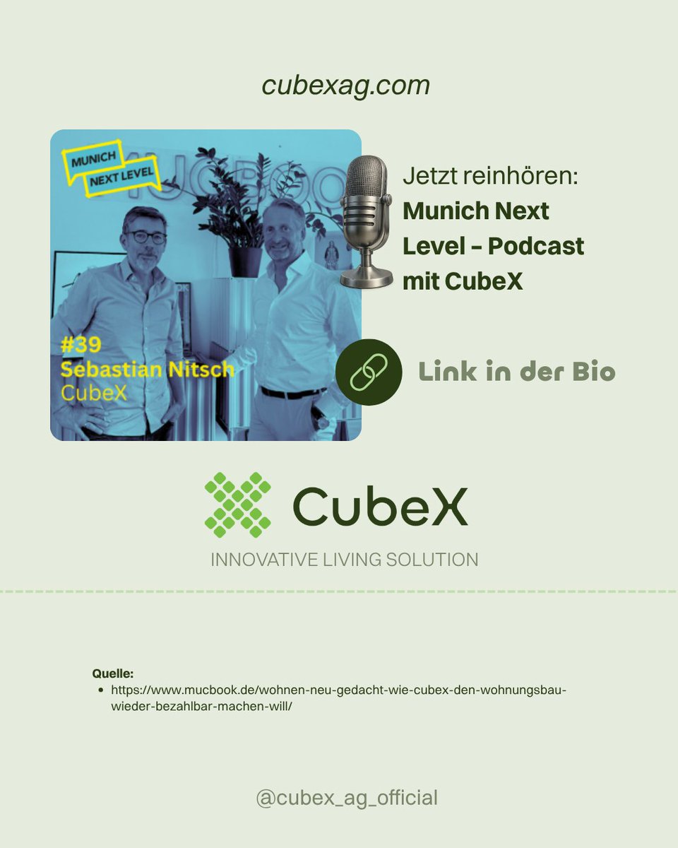 München braucht neue Antworten auf die Wohnungsnot.
Trotz ambitionierter Programme bleibt der Neubau weit hinter den Zielen zurück.

🎶 Jetzt reinhören: Munich Next Level – Podcast mit CubeX

#MUCbook #UrbanesWohnen #Wohnungsnot #Systemwandel