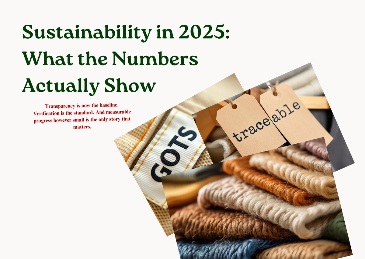 Xixemagazine's tweet photo. Sustainability got real this year, less talk, more proof. The data finally matters. 

Read More -  https://t.co/NcZDBfB0oN

#XIXE #Sustainability2025 #FashionFuture https://t.co/oeVQUCbrcN