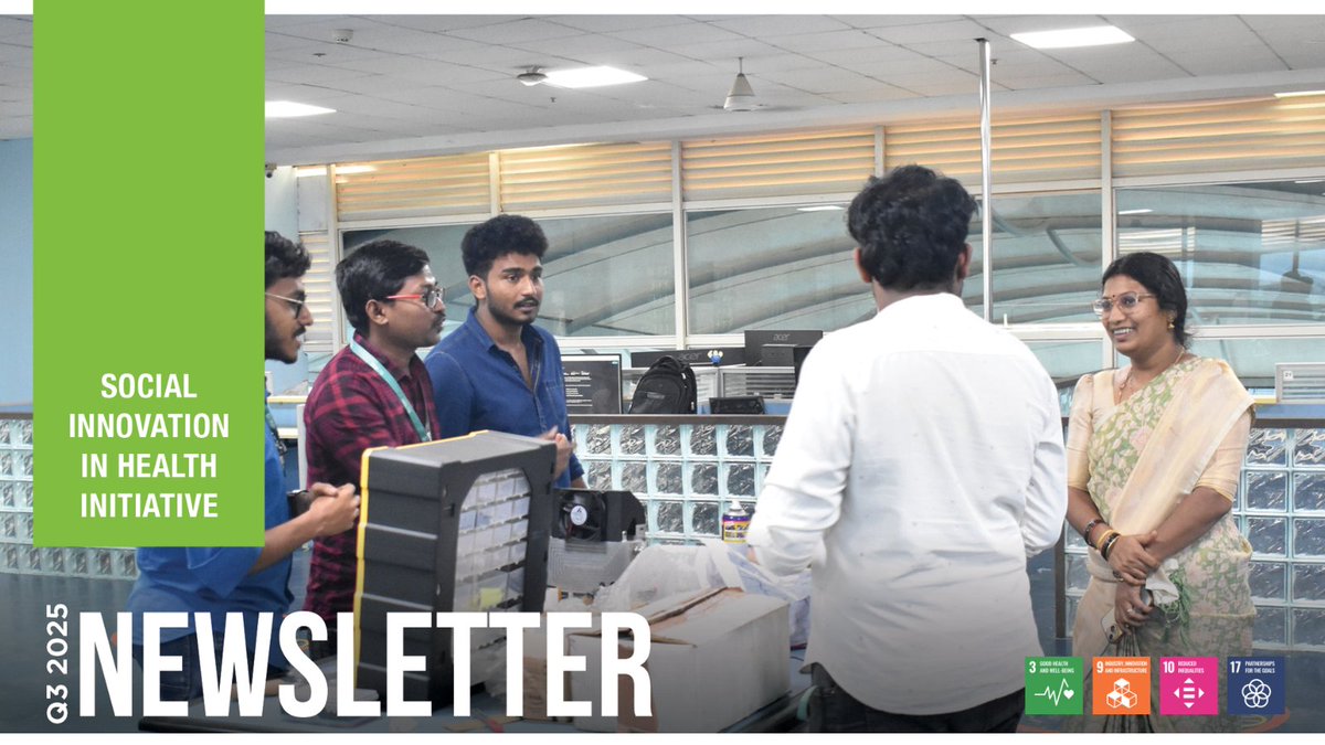 🌍 SIHI hubs continue to advance #SocialInnovationInHealth through research, partnerships &amp; collaboration—driving equity, inclusion, and community-led impact.

Catch the latest highlights from across the network in our Q3 Newsletter.
🔗 bit.ly/SIHIQ32025

#PartnerForHealth