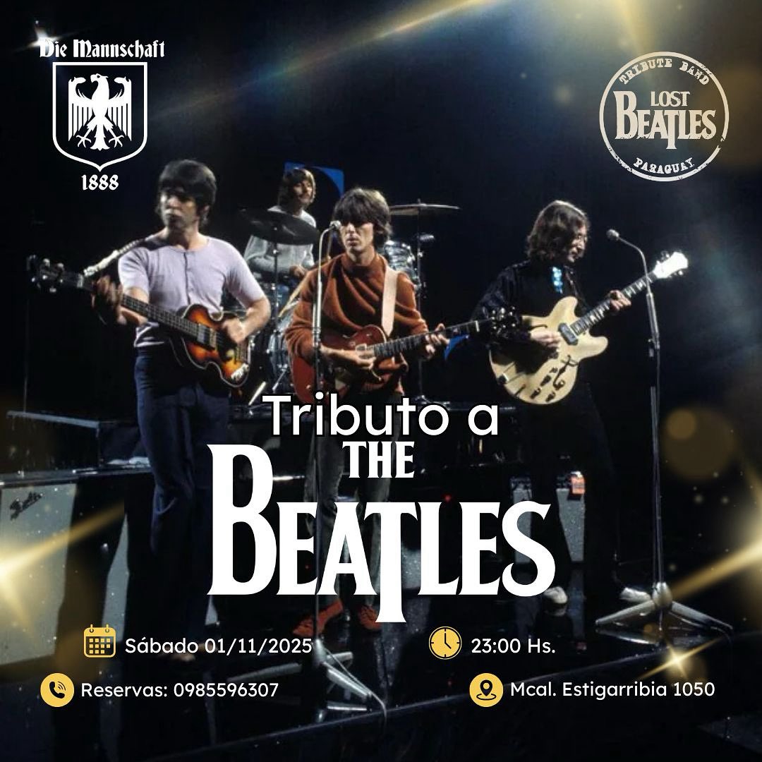 Este sábado <a href="/LostBeatlesPy/">Lost Beatles</a> se presentan en <a href="/diemannschaftpy/">Die Mannschaft Bar</a> desde las 23:00 Hs. Nos vemos!
🎸🎶🎙️🍻

#comubeatlepy #lostbeatles #thebeatles #diemannschaft