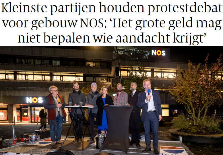 ‘Eerlijke verkiezingen kunnen niet bestaan zonder een gezond informatie- en medialandschap. Dus moet niet het grote geld bepalen wie de aandacht krijgt, maar moet iedereen die aan de voorwaarden voldoet kunnen bijdrage aan het publieke debat’
~<a href="/Matthijs85/">Matthijs Pontier, PhD 🏴‍☠️ Piratenpartij 🥇👑</a>: archive.is/P2bXT#selectio…