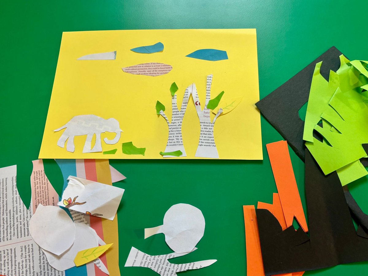 CharltonLib's tweet image. Join us at #CharltonLibrary for
Green Libraries week! 💚 Get crafting with us tomorrow, Saturday 1 November at 10.30-11.30am 🎨 Create your own collage using recyled paper, different colours and materials using your imagination! 📚 #LoveYourLibrary #GreenLibrariesWeek