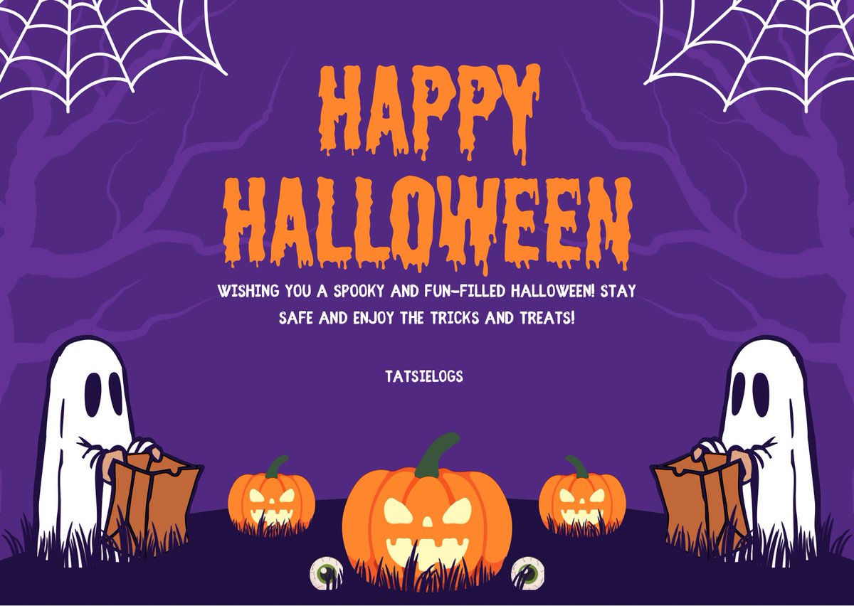 HAPPY HALLOWEEN 👻

Mechanics:
– RT Like &amp; Follow me 🔔
– drop spooky emoji’s 

Goodluck! 🎃💀