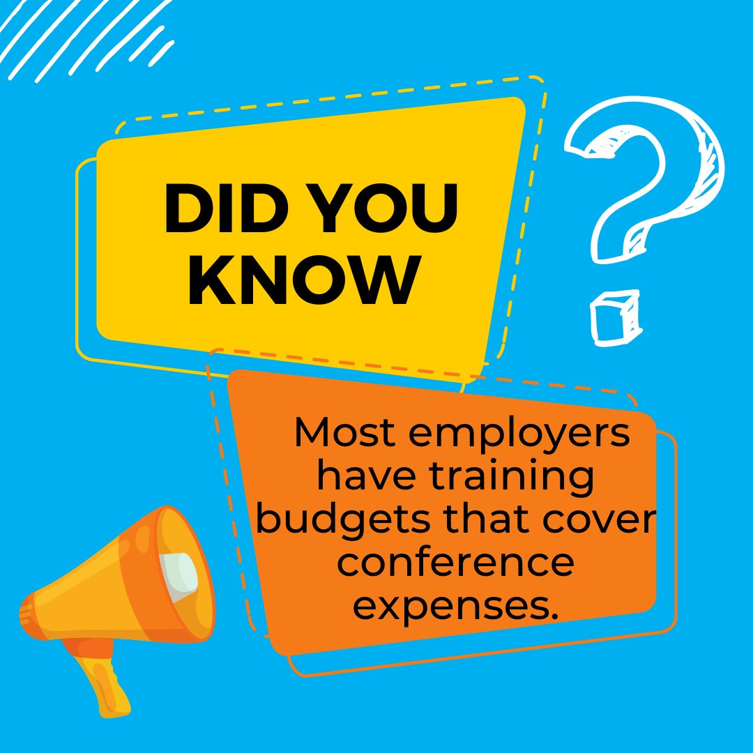Most employers have budgets that cover conferences and development events.
It’s not an expense — it’s training.

#TechSummitLondon #ProfessionalDevelopment