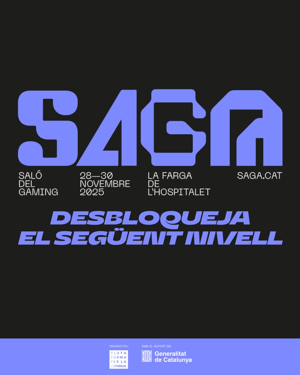 SagaSaloGaming's tweet photo. 😍🏆 Sabeu qui presentarà els Premis #SAGA25?

🎤 @SimValenciana, creadora de contingut especialitzada en videojocs, gènere i cultura digital

🎙️ @Oriludic, project manager audiovisual i gamer apassionat

Del 28 al 30 de novembre vine al Saló del Gaming! 🎮 https://t.co/fcTVj8cMVd