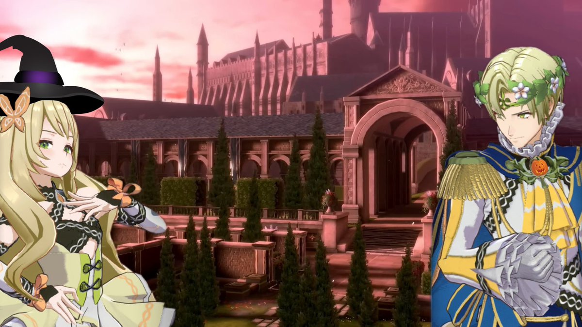 Happy Halloween everyone! It's a spooky day today!
Enjoy this poorly edited Halloween Alfred and Céline! (I don't have a Vidame FX Céline render to edit these on with so it looks odd having Alfred as Avenir here lol)