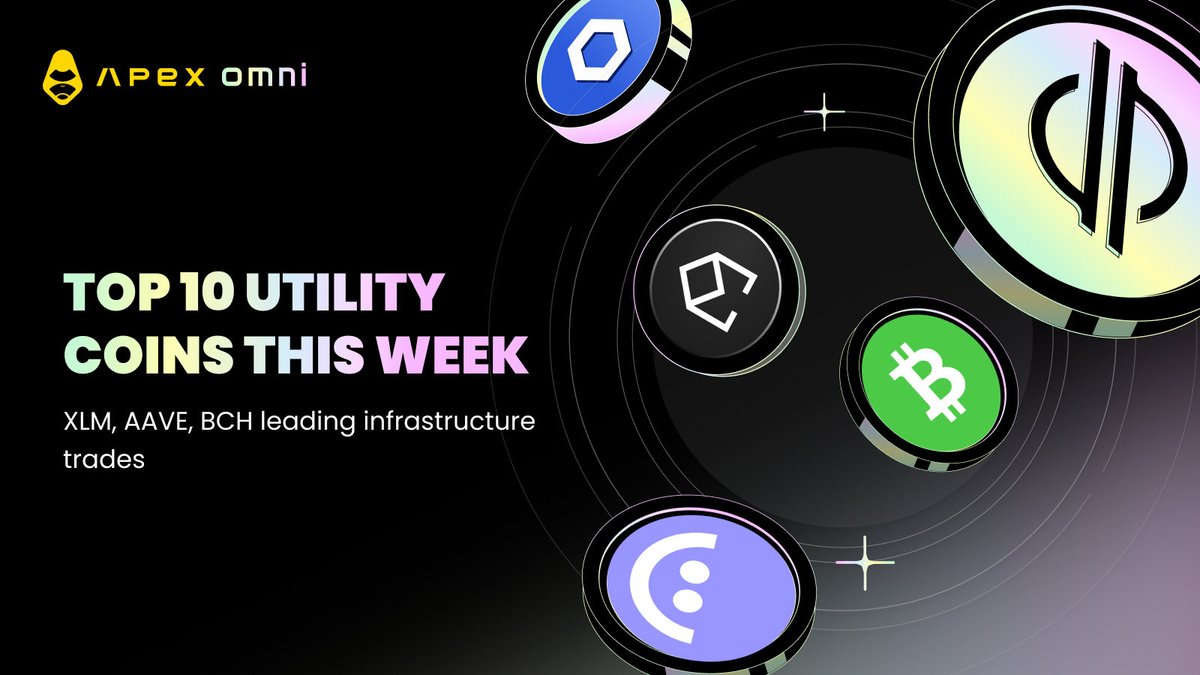OfficialApeXdex's tweet photo. Which utility coin is getting all the love and attention this week? 🦍💛

Top 10 by volume so far this week:

1️⃣ $XLM: $406M 
2️⃣ $AAVE: $402M 
3️⃣ $BCH: $339M
4️⃣ $LINK: $258M
5️⃣ $ENA: $234M
6️⃣ $ARB: $225M
7️⃣ $ACT: $200M
8️⃣ $AVAX: $196M
9️⃣ $PUMP: $178.5M
🔟 $SIGN: $166.4M

Which one you holding? 🦍