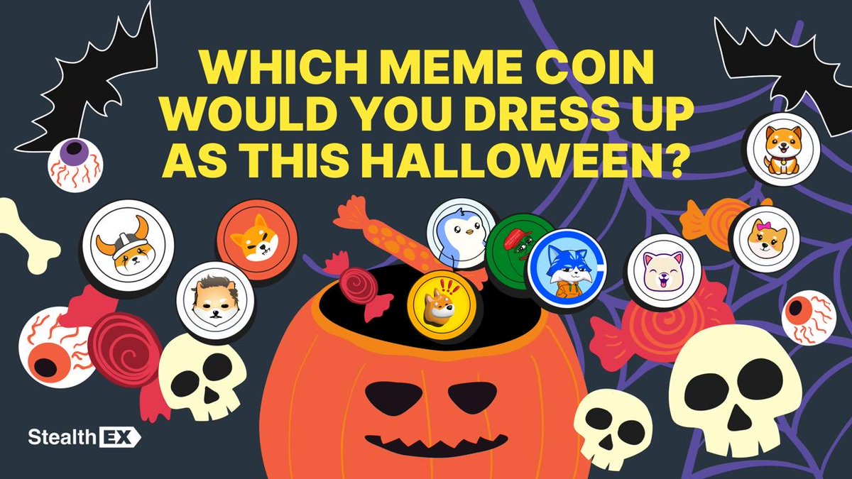 🎃The Halloween Meme Coin Costume Party is On!

From <a href="/Shibtoken/">Shib</a> the OG trick-or-treater to <a href="/DogelonMars/">Dogelon Mars</a> flying through the bear market to Mars, the squad’s all here: <a href="/BabyDoge/">Baby Doge</a> , <a href="/pepecoineth/">Pepe</a> , <a href="/Toshi_base/">TOSHI</a> and more! Even Queen <a href="/Momo_bonk/">Momo Coin - $MOMO</a> herself 👑

✨Who’s the best?

➡️Find your