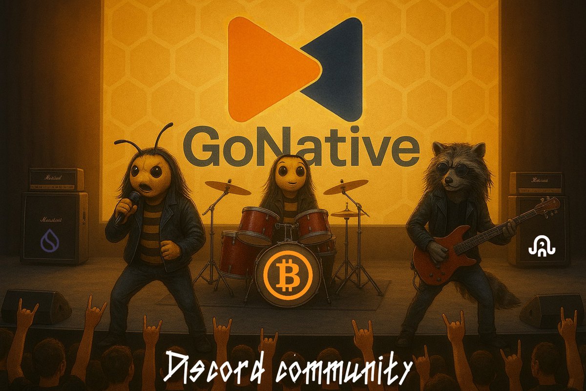 MaksBkv's tweet image. 🎸 The Metal Hive band is on stage!
The competition is tough this week, but we just couldn’t wait —
we had to get on stage and play for you as soon as possible!

Our hits:
🔥 Buzz till Dawn
🐝 Beelievers
⚡ Proof of Buzz
💥 Mama IKA, Daddy SUI

#Gonative #Beeartist @goNativeCC