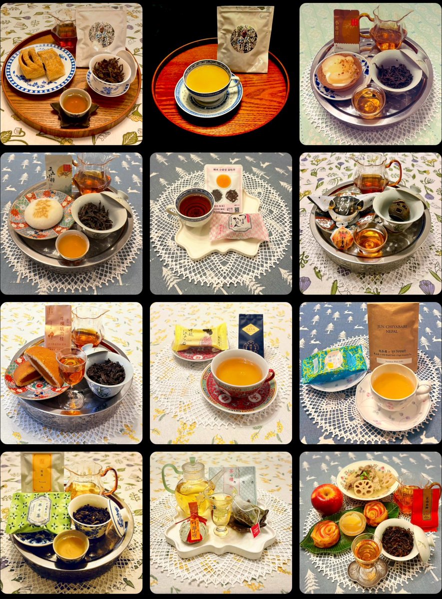 今日で10月も終わり。
早いね～、10月さようなら

10月のりんゆ的茶好連&amp;おうちカフェ
今月も楽しみました。

積茶が減りました～