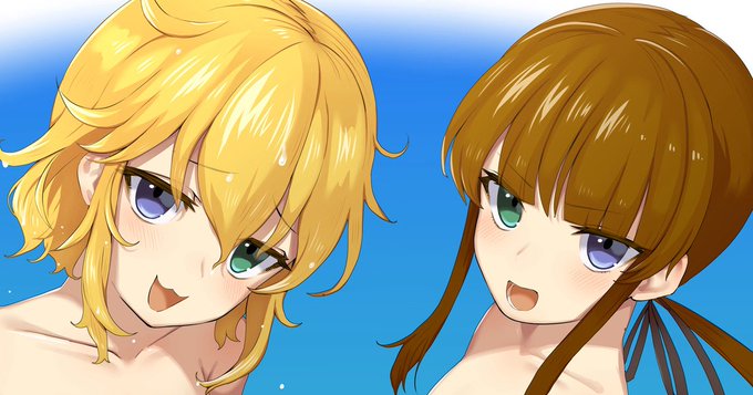 pixivFANBOXで両奈と両備とプールサイドを公開しました! https://t.co/GXtpVy7Zgf
今月もご支援ありがとうございました!10月末だけどプールの絵!水着無し! 