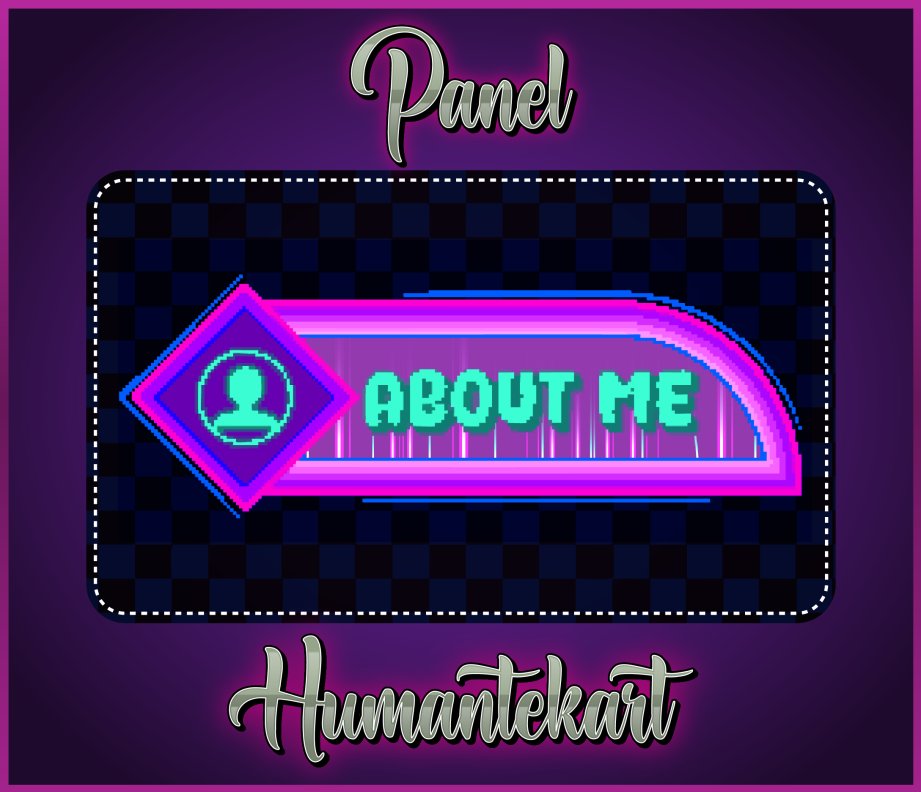 tinsleyparks's tweet image. cooked up a fresh “About Me” twitch panel in that retro-neon style 💫gotta love the pixel vibes and that glow🔮for twitch.tv/deadaimbow do check his channel 
#TwitchPanels #PixelArt #RetroDesign #StreamerGraphics #DigitalArt #DesignCommunity #ArtistOnX #GraphicDesign