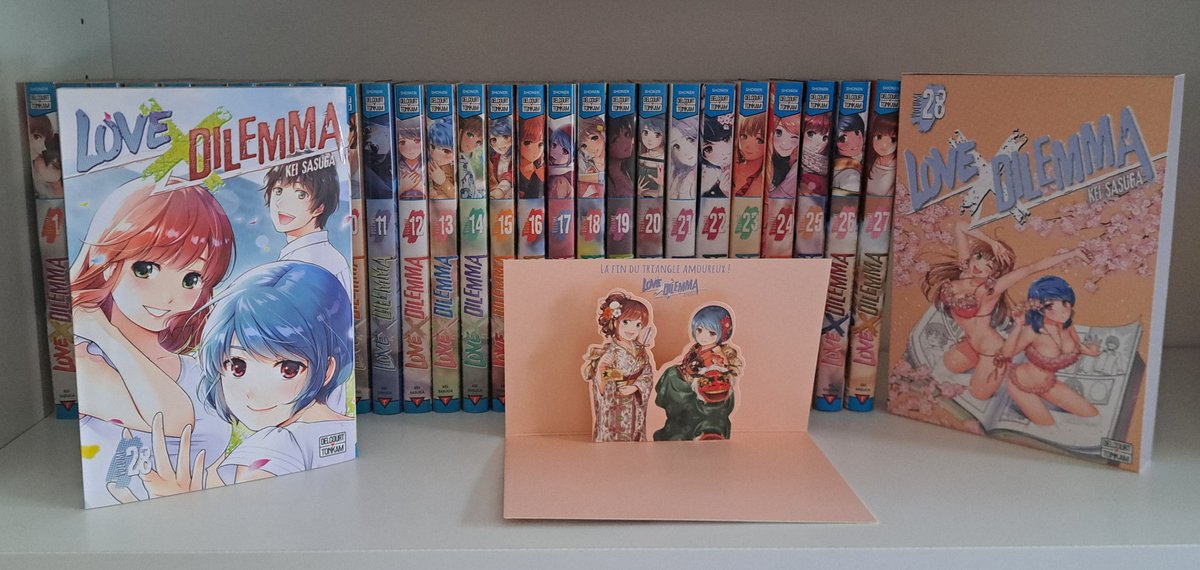 Romcoms_FR's tweet image. Il y a quelques petite semaine est parue en France le dernier volume de Love x Dilemma 💞

Avez-vous acheté le dernier volume ❓️🤔

#Domekano 
#ドメスティックな彼女