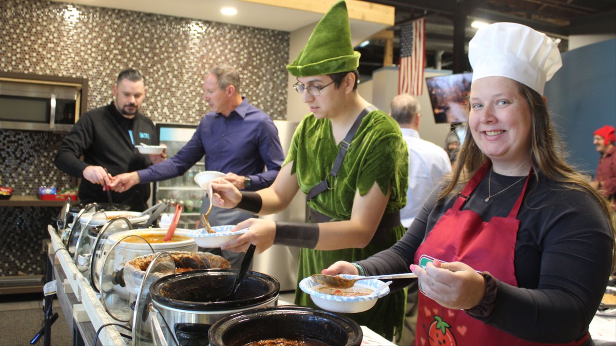 CDAnalysis's tweet photo. Spooky season is here! At Cornerstone Data, we're not just crunching numbers—we're cooking up chili! Congrats to our team members who took home top honors in this year's chili contest! 🌶️  Check out our fun culture!  https://t.co/tthlKFmHN2 
#HappyHalloween #DataFun #JoinOurTeam https://t.co/OVPRSszcXk