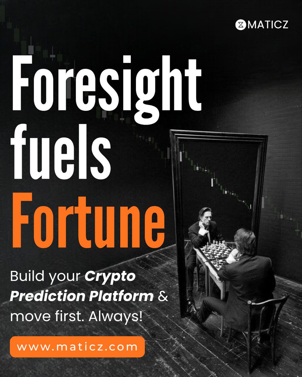 MaticzTech's tweet image. The real alpha? Foresight.
Build prediction platforms that see what others trade &amp;gt;&amp;gt; maticz.com/crypto-predict…
#FintechInnovation #CryptoPredictionPlatform #BlockchainDevelopmentCompany #AITradingSolutions #CryptoBusinessGrowth
