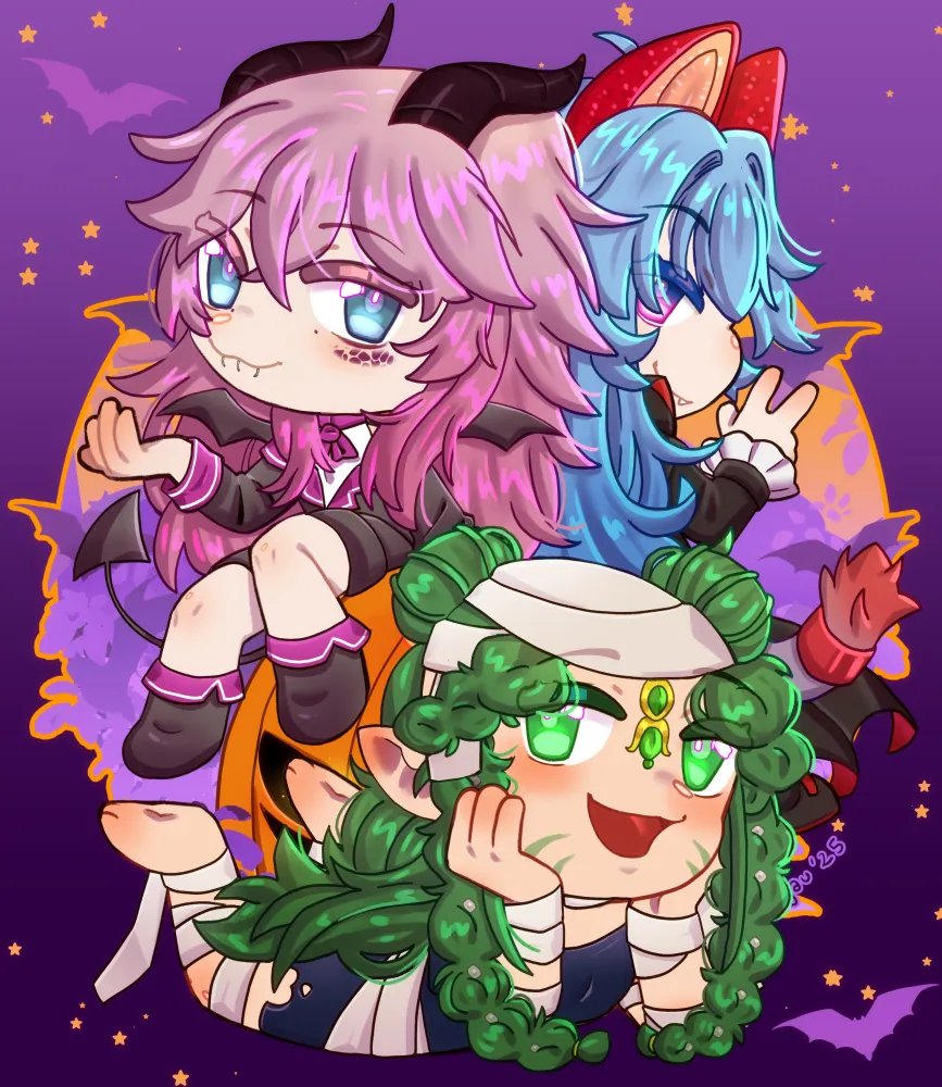 👻 Booooooo ~ ! Ikigai Project vous souhaite un Halloween terrifiant, plein de frissons, de rebondissements et  de bonbons 🍬

🎃Trick or Stream ?! 🕸️

🎨 @/Techagau (vgen)