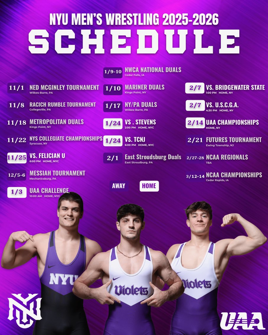 NYUWrestling's tweet image. #violetgang