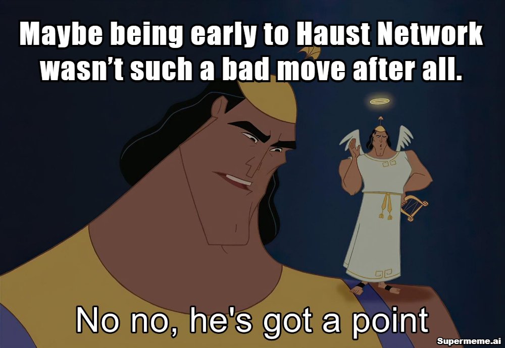 meet_Somto's tweet photo. Being early on HaustNetwork wasn't a bad move at all π#HaustMeme https://t.co/WVqZYZU1B0