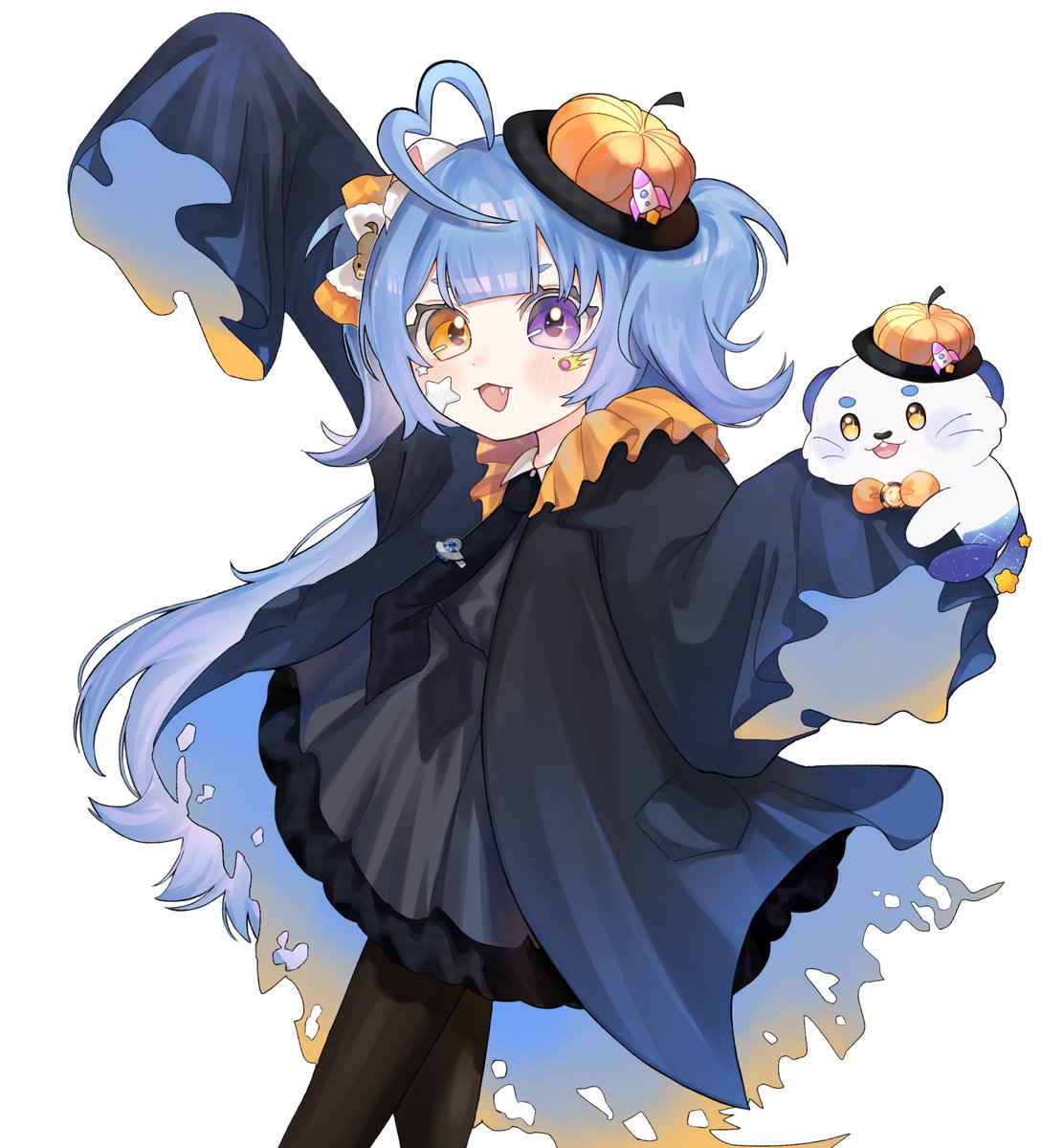 spacemunggi's tweet photo. HAPPY HALLOWEEN! 🎃👻 i love spooky month...wah spooktober passed so fast! (but tomorrow i can start being excited for christmas oho)
#moogart https://t.co/eSiOlYrsja
