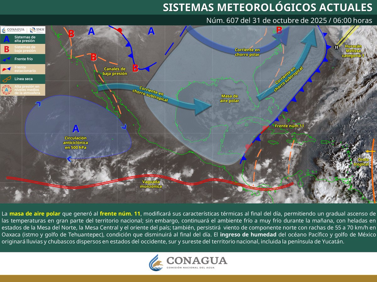 conagua_clima's tweet image. 🤓 ¡Excelente viernes!

⛅️⛈️ Consulta el #Pronóstico #Meteorológico General de las 06:00 horas, en el siguiente enlace. ⬇️

smn.conagua.gob.mx/es/pronosticos…