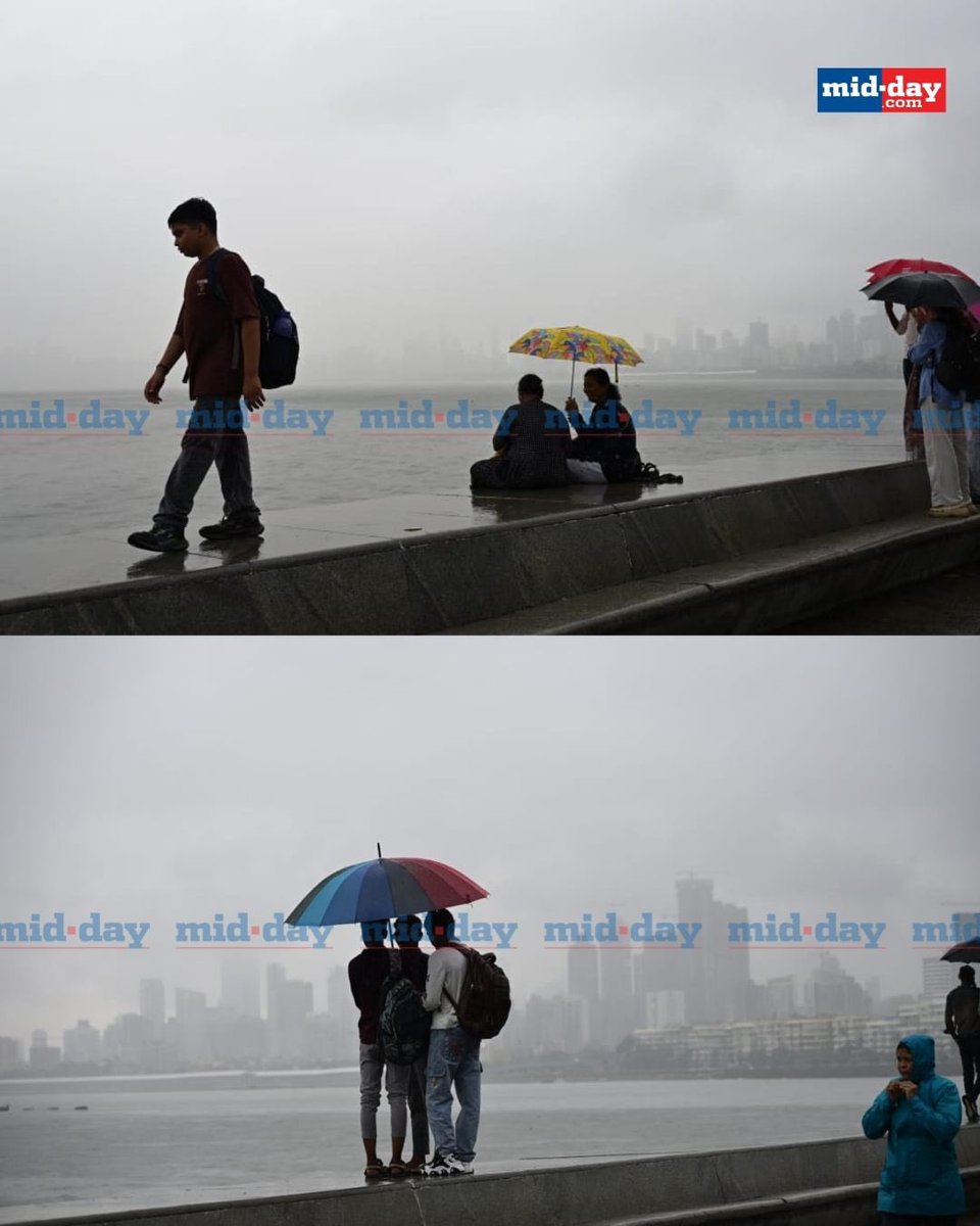 Rain showers brought joy to Mumbai as residents flocked to Nariman Point on October 31 to soak in the city’s monsoon charm. With waves crashing and cool winds blowing, Mumbaikars embraced the perfect seaside evening.

PC: <a href="/KIRTISURVE/">KIRTI SURVE PARADE</a>
