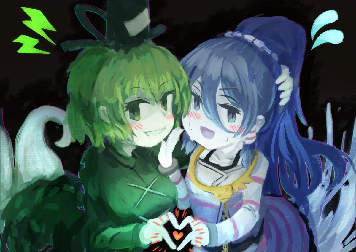 ハロウィンなので怨霊コンビ（屠自古＆瑞霊）