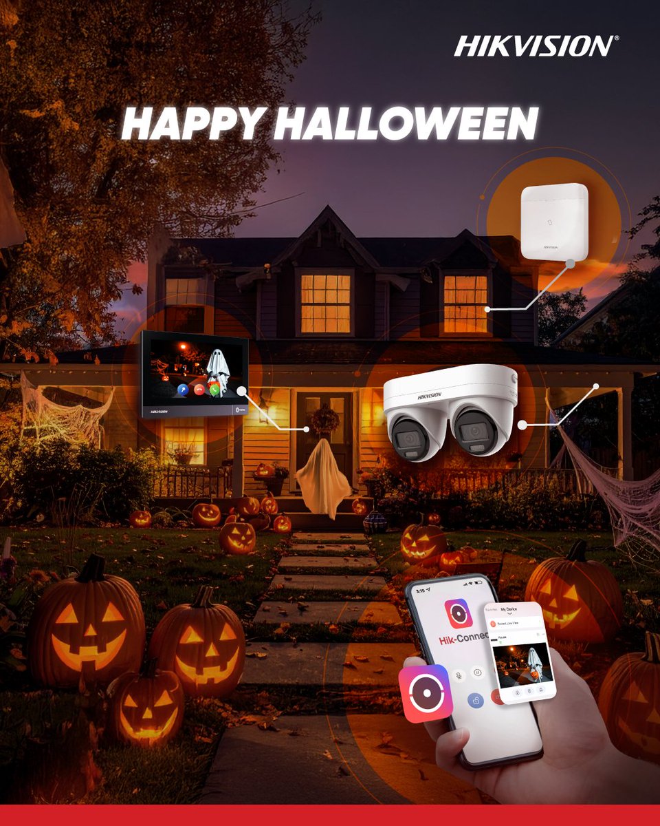 🕸️ No scares for Hikvision users this Halloween. From spooky shadows to mystery knocks, our smart security keeps every trick — and treat — in sight. 👁️🎃

Stay safe (and ghost-free) with Hikvision: hubs.ly/Q03R4cwr0

#Hikvision #SmartSecurity #Halloween