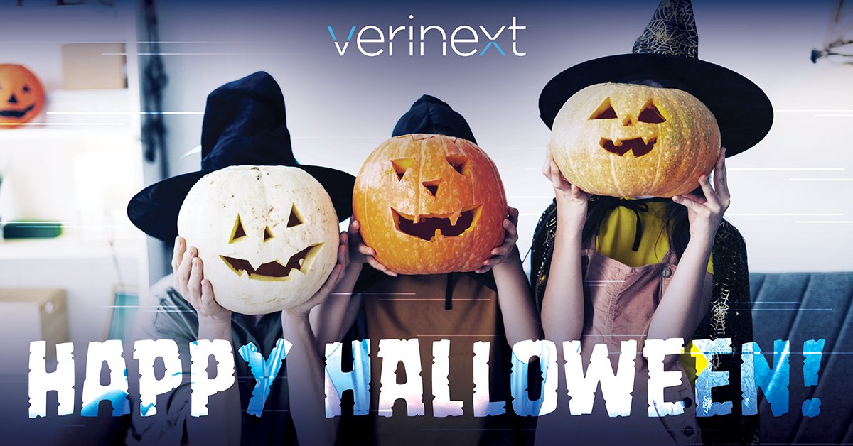 Happy Halloween from Verinext!

We wish our employees, customers, and partners a safe and enjoyable Halloween. May your day be filled with creativity, collaboration, and a bit of festive fun as we celebrate the season. #HappyHalloween #Halloween #holiday #TrickorTreat