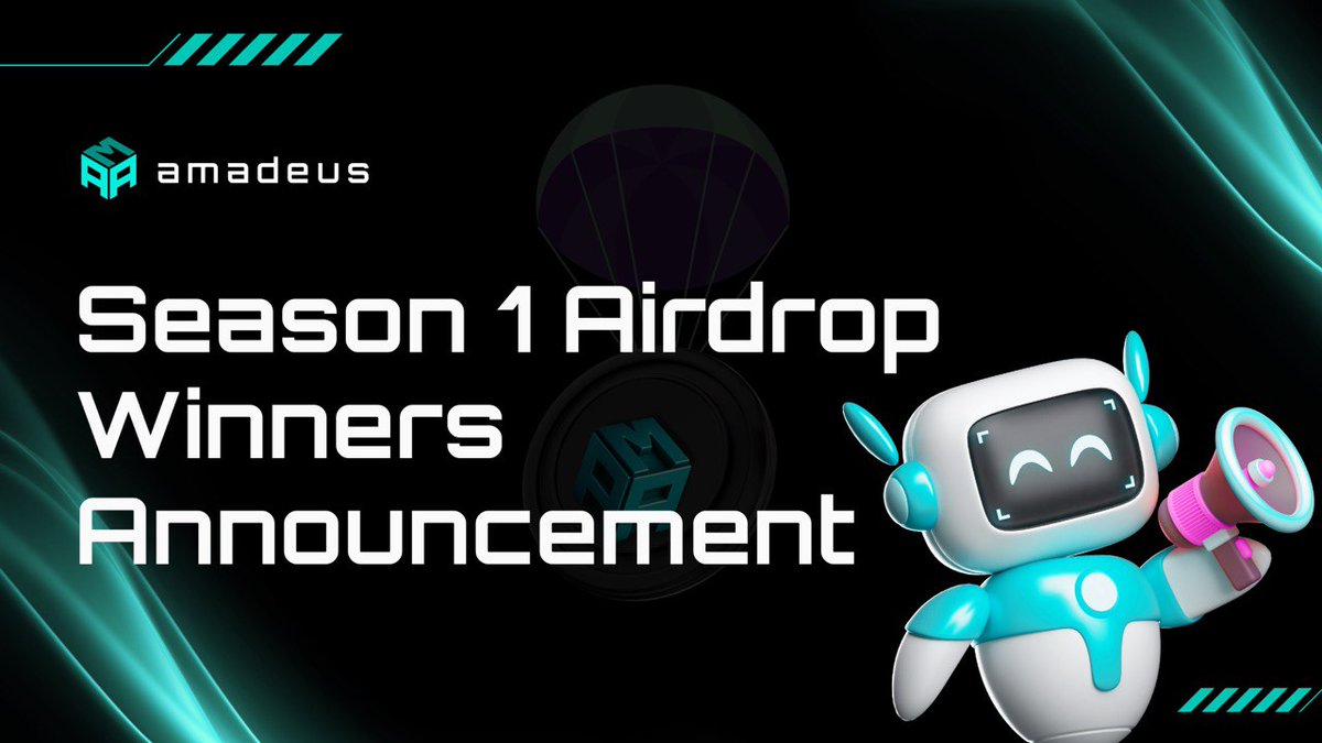amadeusprotocol's tweet image. Zealy Season 1 $AMA Airdrop winners

Full winners list: docs.google.com/spreadsheets/d…

⏰ URGENT: Submit your wallet addresses TODAY in Zealy quest

Season 2 launches TOMORROW: 100,000 $AMA Airdrop