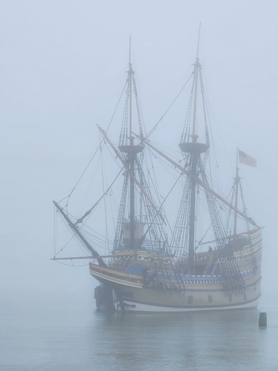 Throwback to this spook-tacular shot of Mayflower II returning to her home berth at State Pier in Plymouth, MA, in April 2024 following routine maintenance and painting at Mystic Seaport Museum. Wishing you all a Happy Halloween 🎃
#PlimothPatuxet #MayflowerII #Halloween