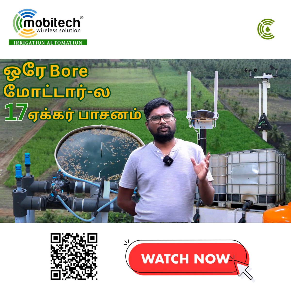 mobitechindia's tweet image. Video Link : youtube.com/watch?v=Mb7z1H…

Mahesh Kumar from Erode has automated his 17-acre sugarcane and coconut farm in Thalavadi, Tamil Nadu, using Mobitech’s Smart Irrigation System. 

#MobitechAutomation #SmartFarming #IrrigationTechnology #WirelessIrrigation #WaterSaving