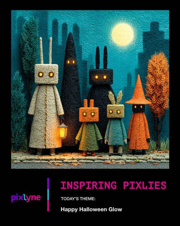 WeArePixlyne's tweet image. ✨INSPIRING PIXLIES✨
🎃 Happy Halloween Glow👻

Lanterns flicker, laughter echoes, and the night hums with candy-sweet magic. 🍬👻
May your art shine bright and your shadows dance kindly. 🕯️🎃

#pixlyneinspirations #pixlyne #whatsyourmedium