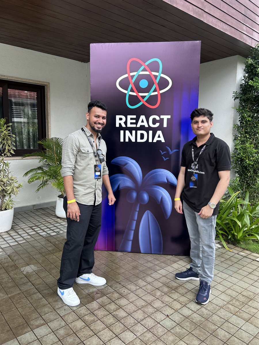 vikrantgg's tweet image. Great day at ⁦@react_india⁩ conference 2025 ⁦@shrinivasshah⁩  #reactindia