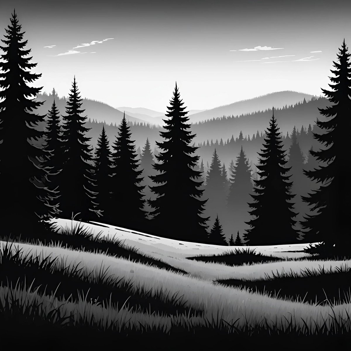 ai_scribbles's tweet image. Monochrome Forest Landscape with Pine Trees
aiscribbles.com/img/169823/mon…
#AIArt #AI #AIArtwork #Forest #PineTrees #Monochrome #BlackAndWhite