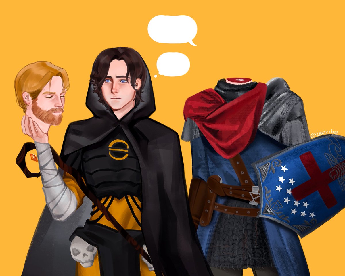 Happy Halloween to Sentryagent✨🎉
20:00

This is a story about A necromancer who picked up a random head &amp; A headless knight who was founding his missing head.
#sentryagent