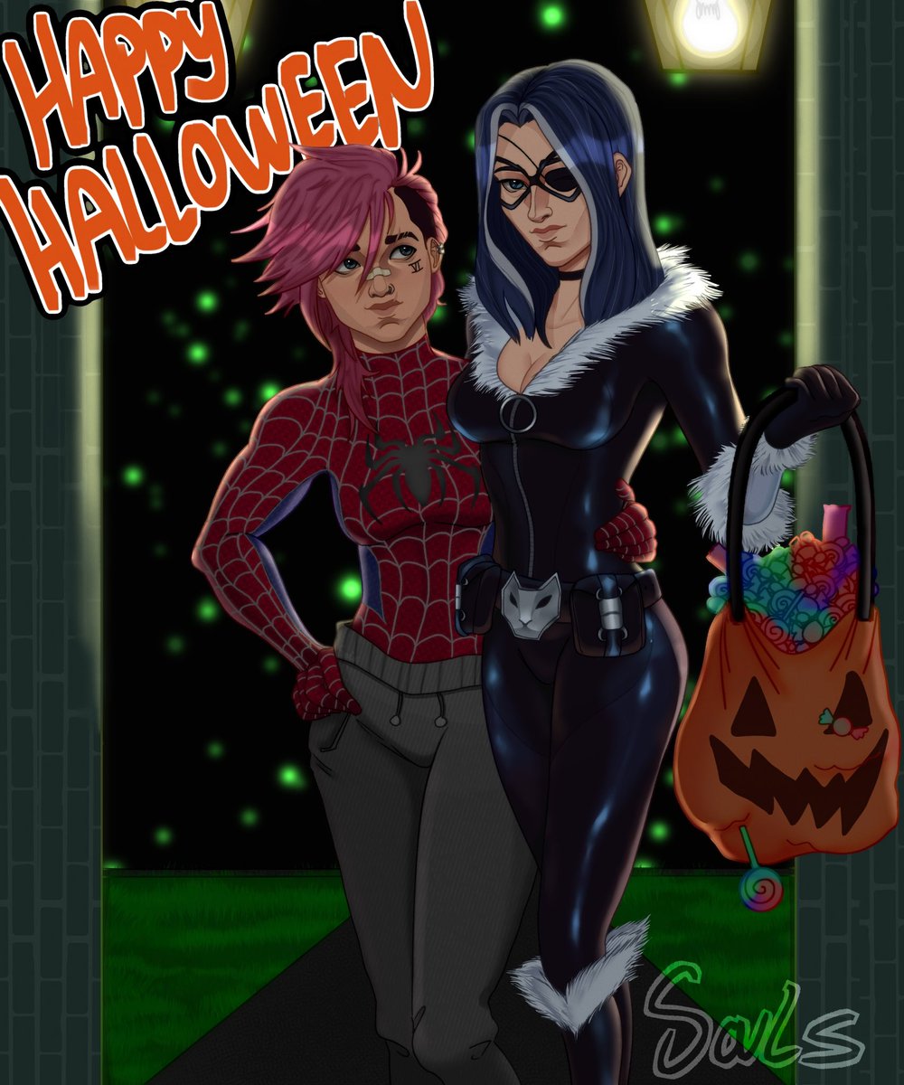 Happy Halloween!🎃👻

#spookycaitviweek #caitlynkiramman #Vi #Caitvi #caitvifanart #arcane
