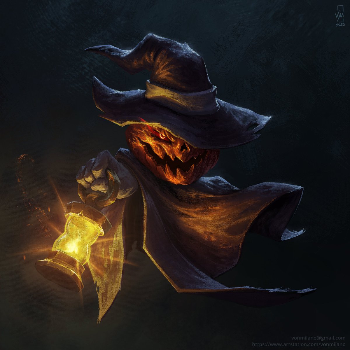 My entry for Metal Pen's Quick Halloween Artjam.
This is my scary version of Jack-O-Lantern from SMT/Persona Series.

Hi-Res:
artstation.com/artwork/8BX9gO