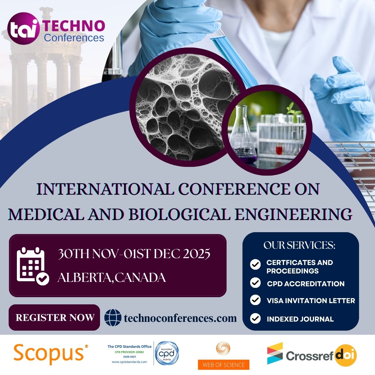 techno_conf's tweet image. Join the brightest minds in Medical and Biological Engineering this 30th November – 1st December 2025, in the breathtaking city of Alberta, Canada! 🇨🇦

👉 Register Now: technoconferences.com/Conference/142…

#technoconferences #medicalengineering #BiologicalEngineering #albertaconference