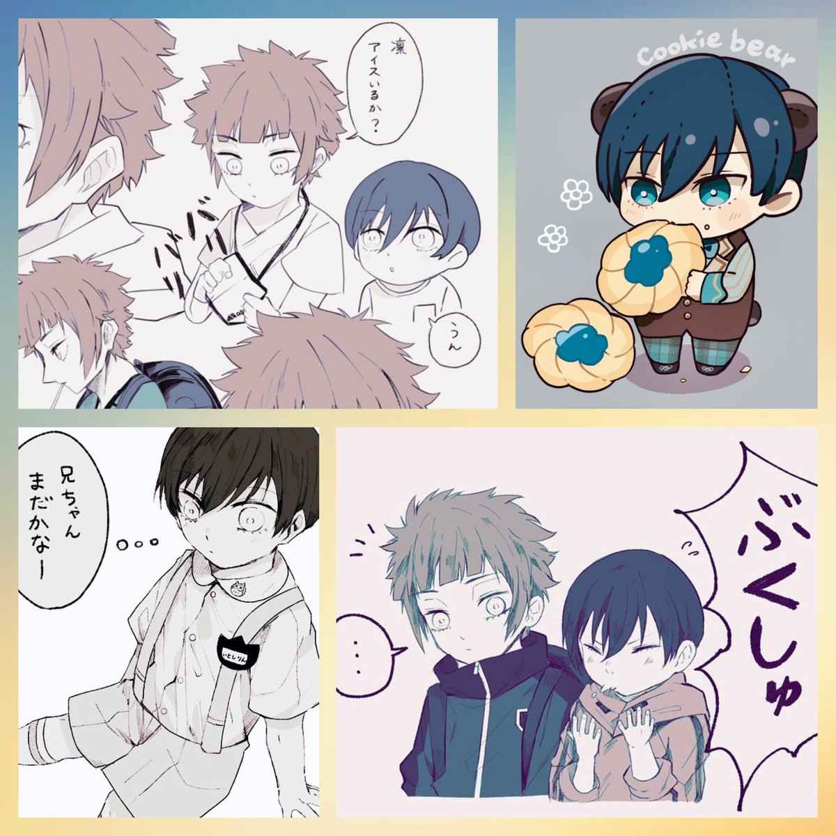 #️⃣今月描いた絵を晒そう
毎月恒例のやつです🎃🍠🌰
カラーは減りましたが少し描くのが早くなってきて成長を感じました🍂°̥࿐
来月から本格的に原稿頑張ります 