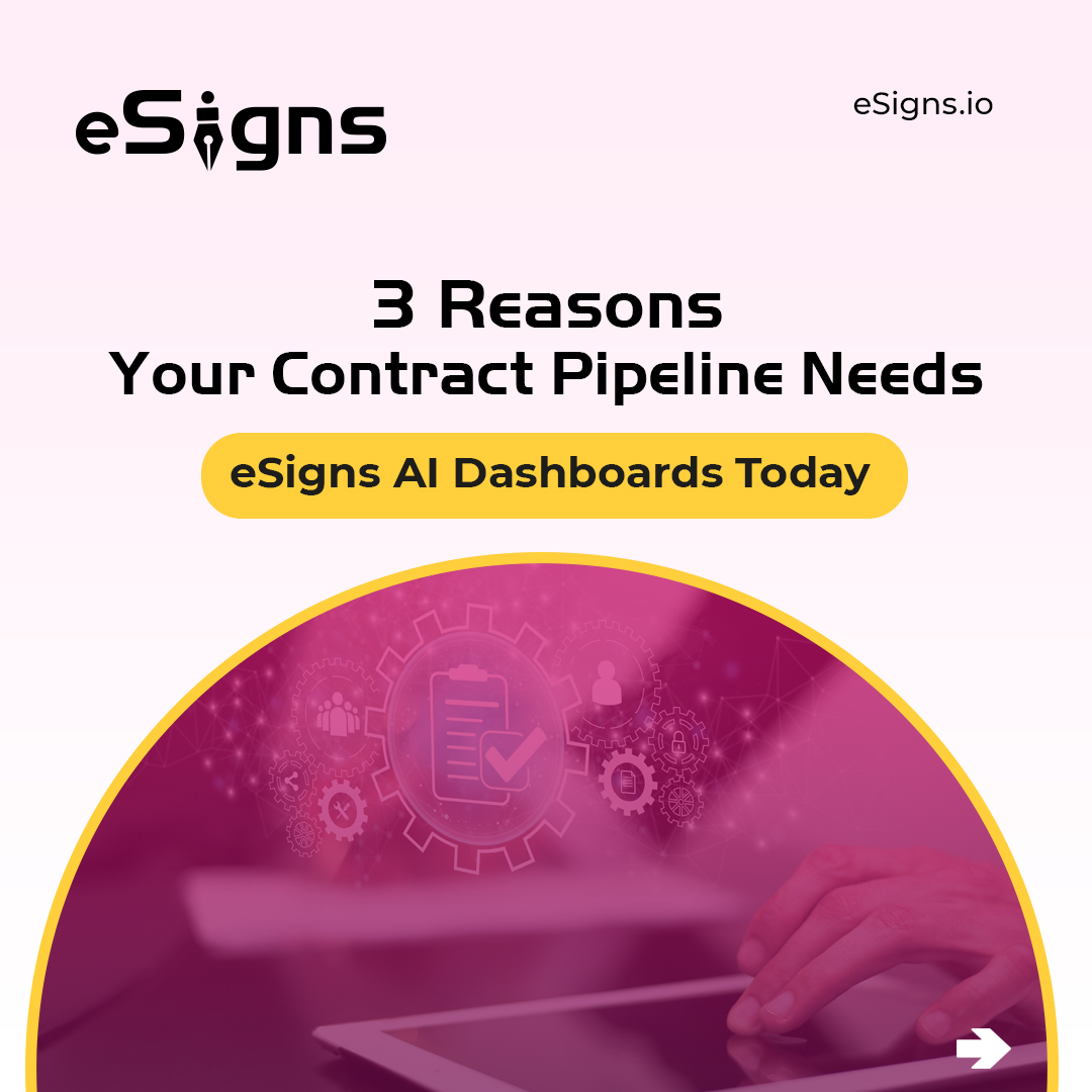 eSignsSoftware's tweet image. eSigns AI Renewal &amp;amp; Pipeline Dashboards show real-time contract status, flag deadlines, and help your team focus on closing deals faster. Start your 30-day free trial at eSigns.io today! 
#contractmanagement #aicontracts #esigns #digitalworkflow #contractrenewals