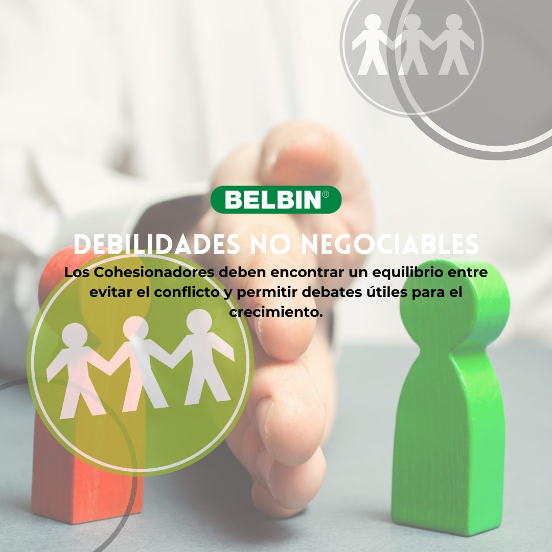 En Belbin, reconocemos la importancia de los Cohesionadores en la dinámica de equipo. Sin embargo, evitar el conflicto no debe significar evitar el crecimiento. Los debates constructivos son fundamentales. 

#Belbin #TrabajoEnEquipo #Cohesión #DesarrolloPersonal