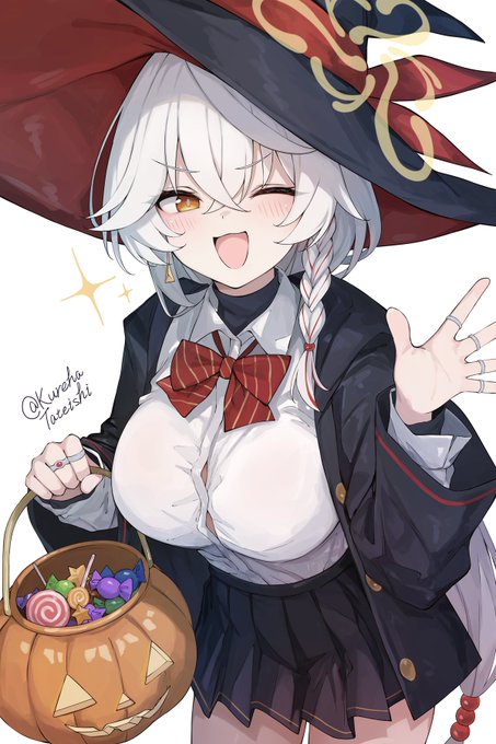 エリちゃん誕生日おめでとう&ハロウィン絵
#ブルアカ #白尾エリ生誕祭2025
#Halloween 