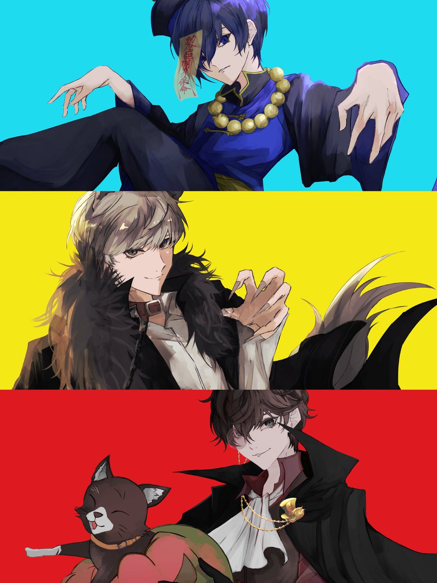 今年のハロウィンは主人公組🎃