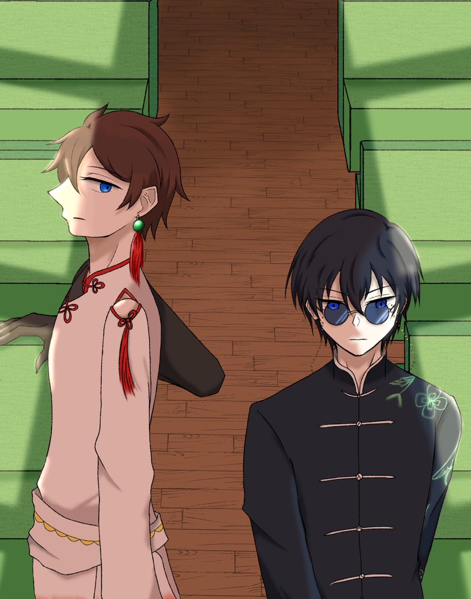 Kihena02ns's tweet photo. こちらの合作に参加させていただきました！
めちゃくちゃ素敵な作品になっているので、ぜひ見てみてください！！ https://t.co/GmUJY0dUBC