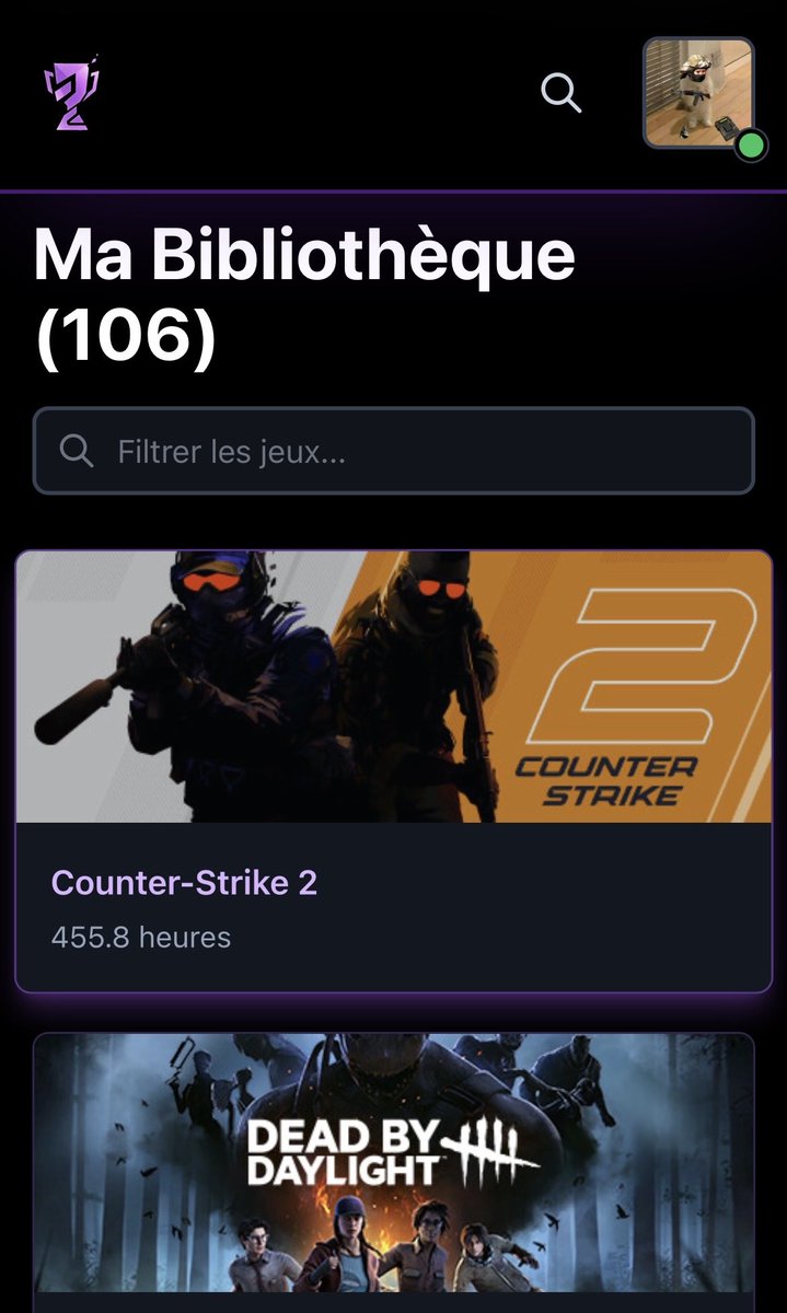 Sucleste's tweet image. J&apos;ai codé TrophyCalc 🚀

J’ai coder un site pour Chasseur de trophée Steam. 

C&apos;est la v1. Je cherche des retours (bugs, UX, idées) avant de coder la v1.1 (système d&apos;XP/classement).

👉 trophycalc.com

J’attend vos retour 
#BuildInPublic #indiedev #SteamAPI #Steam